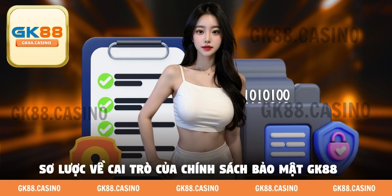 Sơ lược về vai trò của chính sách bảo mật GK88